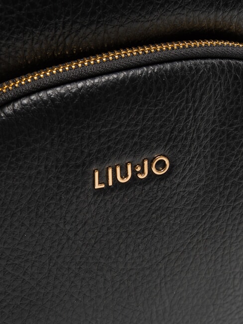 MANHATTAN Sac à dos rond moyen avec poche NOIR - Sacs pour Femme