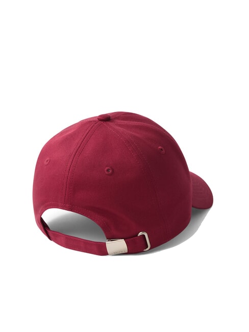CKJ MONO LOGO Casquette de baseball en coton rouge profond - Bonnets