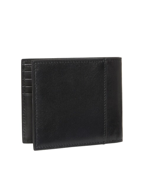SCULPTED IMPRESSION Portefeuille en cuir 8cc sur noir - Portefeuilles Homme