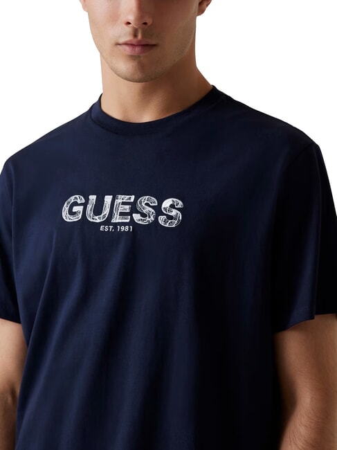 BSC EMBROIDERY LOGO T-shirt en coton avec logo brodé bleu intelligent multi - T-shirt