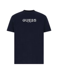 GUESS BSC EMBROIDERY LOGO T-shirt en coton avec logo brodé bleu intelligent multi - T-shirt - 4