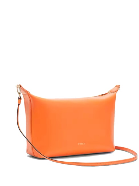 NUVOLA Mini sac porté épaule en cuir paprika - Sacs pour Femme