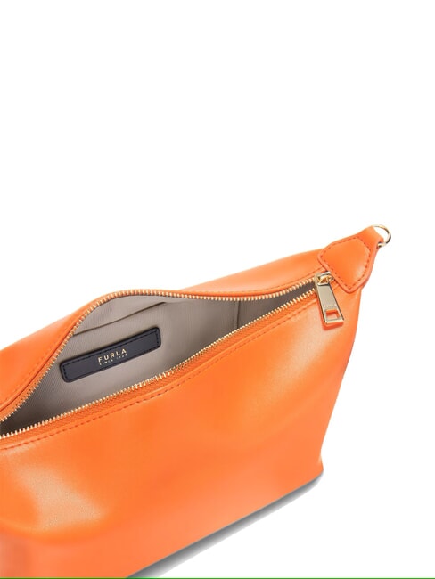 NUVOLA Mini sac porté épaule en cuir paprika - Sacs pour Femme