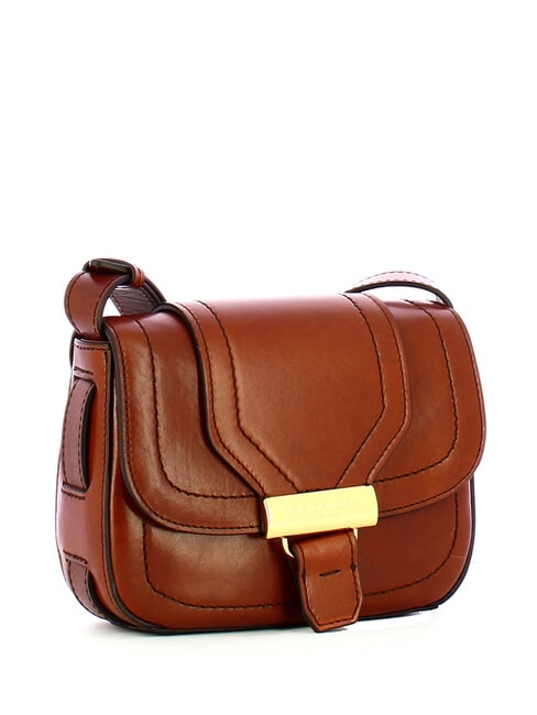 BENEDETTA  Mini sac bandouli&egrave;re en cuir MARRON - Sacs pour Femme