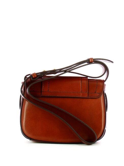 BENEDETTA  Mini sac bandouli&egrave;re en cuir MARRON - Sacs pour Femme