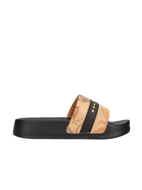 GEO  Chaussons beige/noir géo - Chaussures Femme