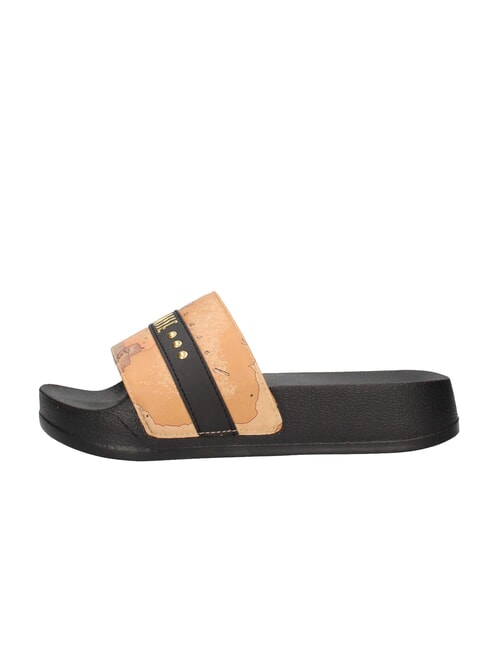 GEO  Chaussons beige/noir géo - Chaussures Femme