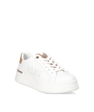 ALVIERO MARTINI PRIMA CLASSE GEO JR Baskets montantes avec logo latéral Blanc / Beige Géo - Chaussures Femme - 3