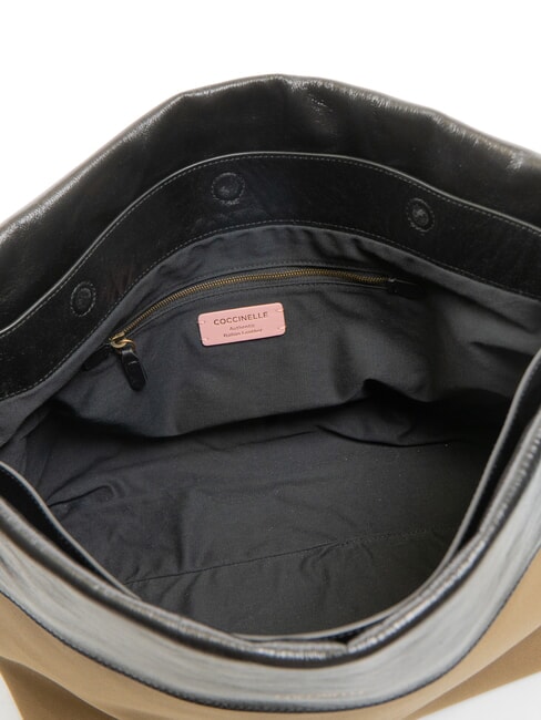 CAMPIONARIO - 25 TRENCH Sac &agrave; bandouli&egrave;re souple REEF / NOIR - Sacs pour Femme