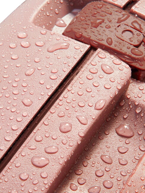 MONCEY MR  Chariot &agrave; bagages &agrave; main rose - Valises cabine