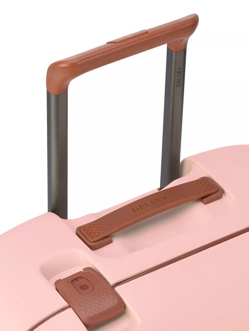 MONCEY MR Chariot à bagages à main mince rose - Valises cabine