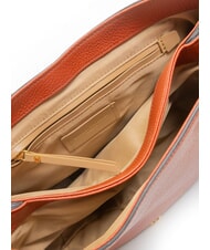 GIANNI CHIARINI HELENA ROUND Petit sac à bandoulière en cuir rouge brique - Sacs pour Femme - 6