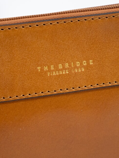 DANTE  Nécessaire en cuir Cognac / or - Pochettes & Trousses