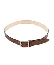 THE BRIDGE BRUNELLESCHI  Ceinture en cuir Marron / Palladium - Ceintures - 2