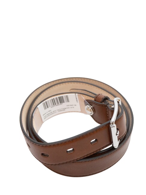 BRUNELLESCHI  Ceinture en cuir Marron / Palladium - Ceintures