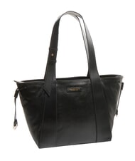 THE BRIDGE CARLOTTA Sac shopping en cuir black Gold - Sacs pour Femme - 2