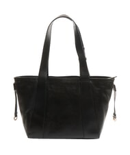 THE BRIDGE CARLOTTA Sac shopping en cuir black Gold - Sacs pour Femme - 4