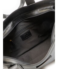 THE BRIDGE CARLOTTA Sac shopping en cuir black Gold - Sacs pour Femme - 5