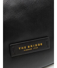 THE BRIDGE DOMITILLA  Sac à bandoulière en cuir black Gold - Sacs pour Femme - 3