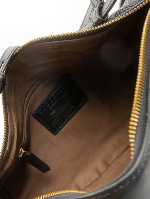 DOMITILLA  Sac à bandoulière en cuir black Gold - Sacs pour Femme