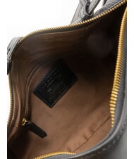 THE BRIDGE DOMITILLA  Sac à bandoulière en cuir black Gold - Sacs pour Femme - 4