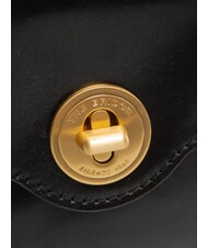 THE BRIDGE IRENE  Mini sac bandoulière en cuir black Gold - Sacs pour Femme - 3