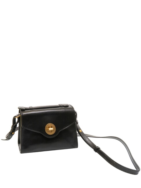 IRENE  Mini sac bandoulière en cuir black Gold - Sacs pour Femme