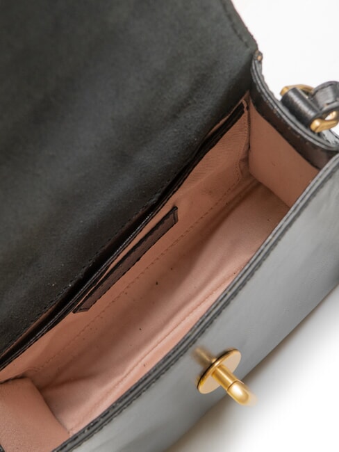 IRENE  Mini sac bandoulière en cuir black Gold - Sacs pour Femme