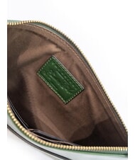 THE BRIDGE LUCREZIA Pochette avec manchette en cuir vert anglais abb. or - Sacs pour Femme - 5