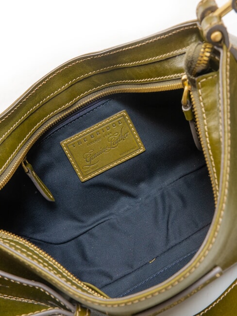 GIORGIA Sac bandoulière en cuir thym abb gold - Sacs pour Femme