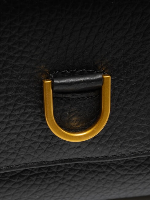 MARISOL Sac à bandoulière en cuir Noir - Sacs pour Femme