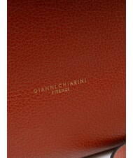 GIANNI CHIARINI OTTAVIA Sac à bandoulière en cuir rouge brique - Sacs pour Femme - 3