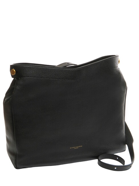 OTTAVIA Sac &agrave; bandouli&egrave;re en cuir Noir - Sacs pour Femme