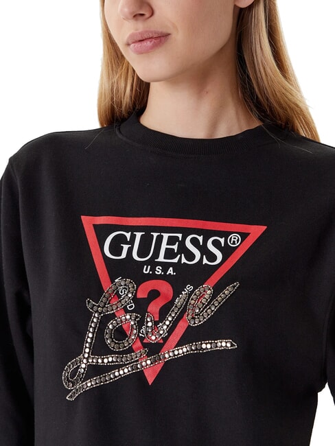 STUDDED LOVE Sweat-shirt ras du cou avec imprimé clouté jetbla - Sweat-shirts pour femmes