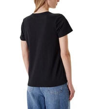 GUESS FLOWER BLING T-shirt avec imprimé et application - T-shirt