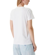 GUESS FLOWER BLING T-shirt avec imprimé et application blanc pur - T-shirt - 2