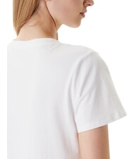 GUESS FLOWER BLING T-shirt avec imprimé et application blanc pur - T-shirt - 4