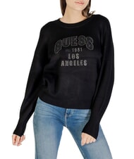 GUESS LEIGHTON LOGO Pull à col rond jetbla - Chandails pour femmes - 4