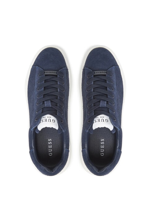 ELBA  Baskets en cuir bleu - Chaussures Homme