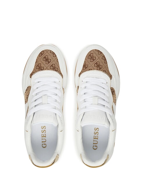 HAPYY4  Baskets Beige / Marron - Chaussures Femme