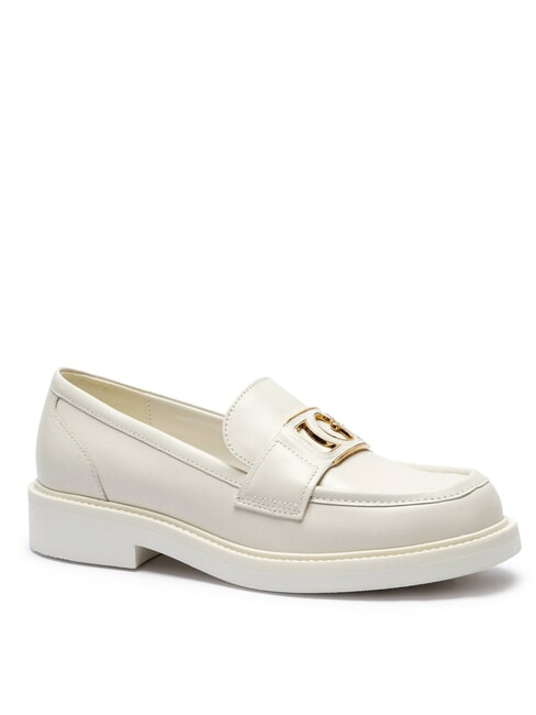 SHUTTLE  Mocassins en cuir ivoire - Chaussures Femme