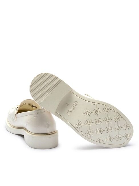 SHUTTLE  Mocassins en cuir ivoire - Chaussures Femme