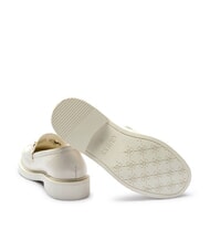 GUESS SHUTTLE  Mocassins en cuir ivoire - Chaussures Femme - 4