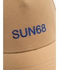 SUN68 LOGO Casquette de baseball en coton sable - Bonnets - 3