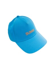 SUN68 LOGO Casquette de baseball en coton turquoise - Bonnets - 2