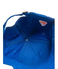 SUN68 LOGO Casquette de baseball en coton bleu - Bonnets - 4