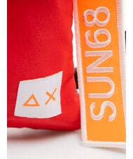 SUN68 NYLON Sac en nylon avec poche rouge feu - Sacs en Bandoulières pour Homme - 3