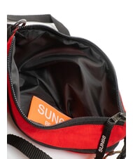 SUN68 NYLON Sac en nylon avec poche rouge feu - Sacs en Bandoulières pour Homme - 5