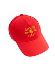 SUN68 LOGO Casquette de baseball rouge feu - Bonnets - 2