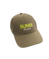 SUN68 LOGO Casquette de baseball en coton militaire sombre - Bonnets - 2